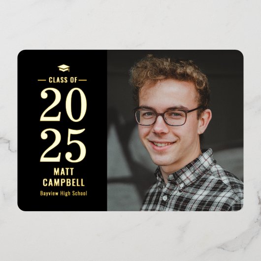 Einladung zur Einladung des Abschlusses auf der Ba (Vorderseite)