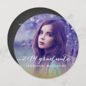 Einladung zur Einladung einer einfachen Chalkboard (Vorne/Hinten)