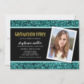 Einladung zur Einladung einer Foto-Graduationspart (Vorderseite)
