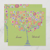 Einladung zur Einladung eines Hochzeitspaziergange (Vorne/Hinten)