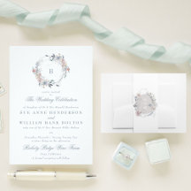 Einladung zur Einladung eines romantischen Blumenk