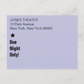 Einladung zur Einladung Postkarte (Rückseite)