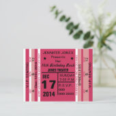 Einladung zur Einladung Postkarte (Stehend Vorderseite)