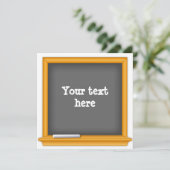 Einladung zur Einladung von "Back-to-School-Party" (Stehend Vorderseite)