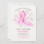 Einladung zur Einladung von Brustkrebs (Vorderseite)