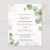 Einladung zur Einladung von Eukalyptus-Goldzwillin (Vorderseite)