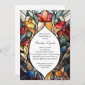 Einladung zur Einladung von Glasblass Bridal | kün (Vorne/Hinten)