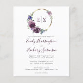 Einladung zur Einladung von Lila Kranken in der Ha (Vorderseite)