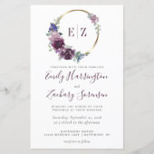 Einladung zur Einladung von Lila Kranken in der Ha (Vorderseite)