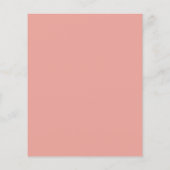 Einladung zur Einladung von Wappen Blush (Rückseite)