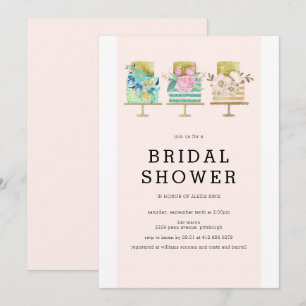 Einladung zur Einladung von Wedding Cake Bridal