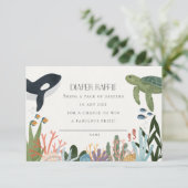 Einladung zur Einladung von Windeln im Meer (Stehend Vorderseite)