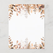 Einladung zur Einladung zum Hochzeitsskalyptusfall Flyer (Hinten)