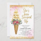 Einladung zur Eiscreme-Brautdusche (Vorderseite)