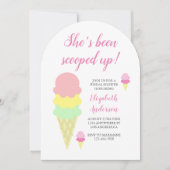 Einladung zur Eiscreme-Brautdusche (Vorderseite)