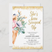 Einladung zur Eiscreme-Brautdusche (Vorderseite)