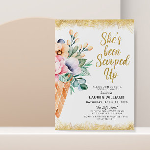 Einladung zur Eiscreme-Brautdusche