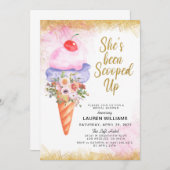 Einladung zur Eiscreme-Brautdusche (Vorne/Hinten)