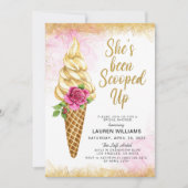 Einladung zur Eiscreme-Brautdusche (Vorderseite)