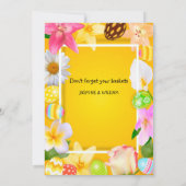 Einladung zur Eizelljagd (Rückseite)