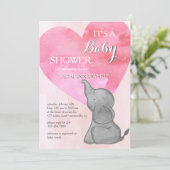 Einladung zur Elefanten-Liebe (Stehend Vorderseite)