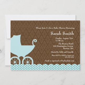 Einladung zur eleganten Babydusche