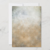 Einladung zur eleganten bemalten Kupfer Bridal Dus (Rückseite)