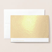 "Einladung zur eleganten dunkelgrauen Brautdusche" Folienkarte (Rückseite mit Umschlag)