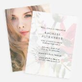 Einladung zur eleganten Foto-Blumenstube