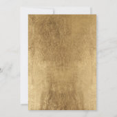 Einladung zur eleganten Minimal Cap Graduation Par (Rückseite)