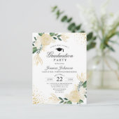 Einladung zur Elfenbeinblütenparade Postkarte (Stehend Vorderseite)