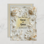 Einladung zur Elfenbeinhochzeit (Vorne/Hinten)