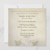 Einladung zur Erneuerung der Ehefrau - blumengesch (Rückseite)