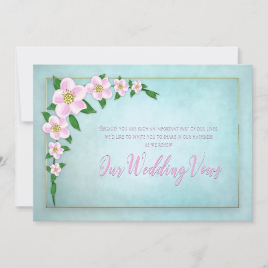 Einladung zur Erneuerung der Hochzeitsstimmung - A (Vorderseite)