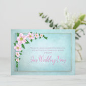 Einladung zur Erneuerung der Hochzeitsstimmung - A (Stehend Vorderseite)