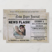 Einladung zur Erneuerung der Hochzeitsstimmung, ne (Vorne/Hinten)