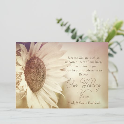 Einladung zur Erneuerung der Stimmabgabe - Sonnenb (Stehend Vorderseite)