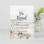 Einladung zur Erneuerung des Strandprotees (Stehend Vorderseite)