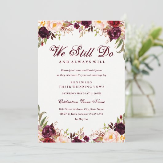 Einladung zur Erneuerung in Burgund (Stehend Vorderseite)