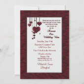 Einladung zur Erneuerung von Ehestimmen, Rotes/Sil (Rückseite)