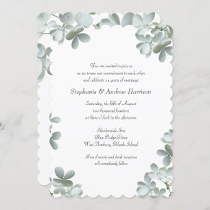 Einladung zur Erntefeier "Floral Vow"