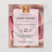 Einladung zur Eröffnung der Rose (Vorderseite)