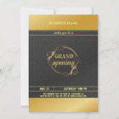 Einladung zur Eröffnung des Grand Opening-Logos in (Vorderseite)