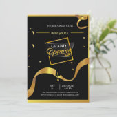 Einladung zur Eröffnung des Grand Opening-Logos in (Stehend Vorderseite)