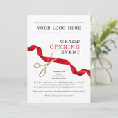 Einladung zur Eröffnung eines Geschäftes - Logo hi (Stehend Vorderseite)