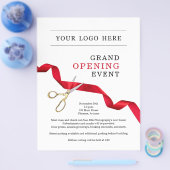 Einladung zur Eröffnung eines Geschäftes - Logo hi Flyer (Einzeln)