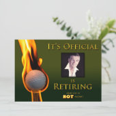 EINLADUNG ZUR ERSTATTUNG - GOLF - FOTO INSERT (Stehend Vorderseite)