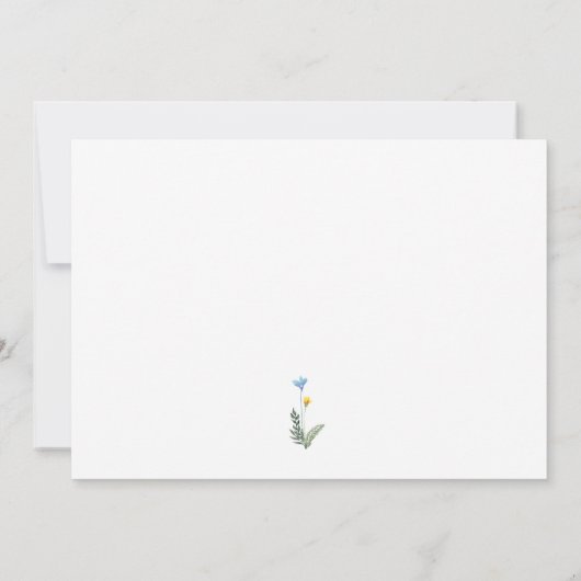 Einladung zur ersten Geburtstagsfeier (Rückseite)