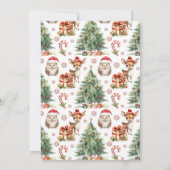 Einladung zur ersten Geburtstagsfeier der Weihnach (Rückseite)