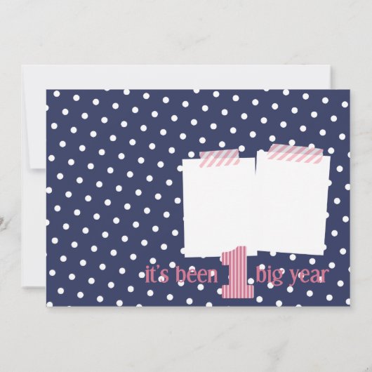 Einladung zur ersten Geburtstagspartei (Rückseite)